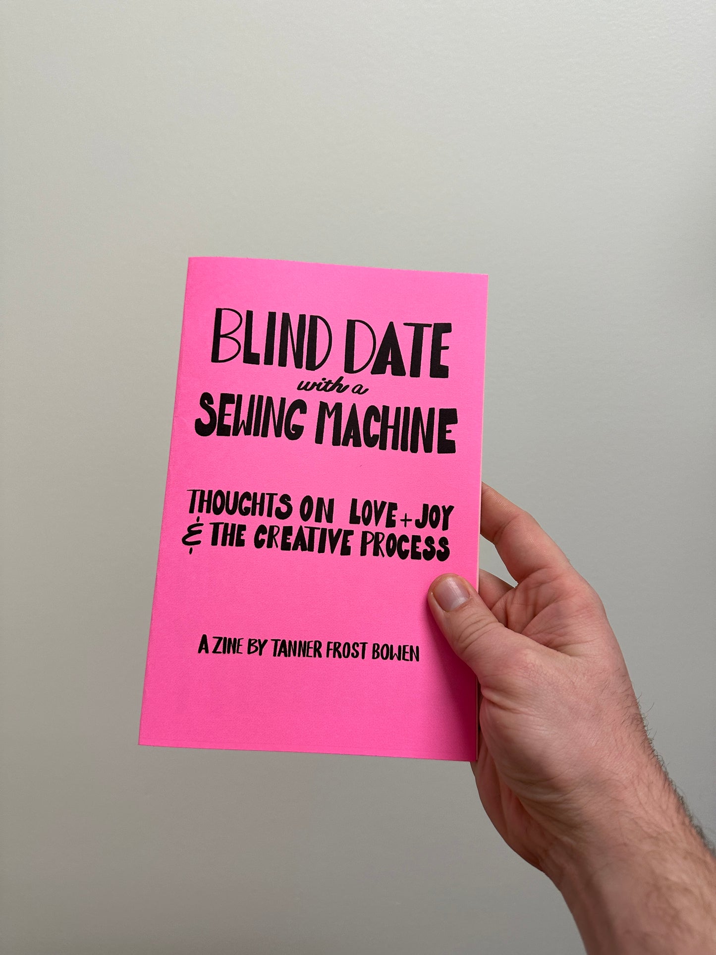 Blind Date with a Sewing Machine Zine