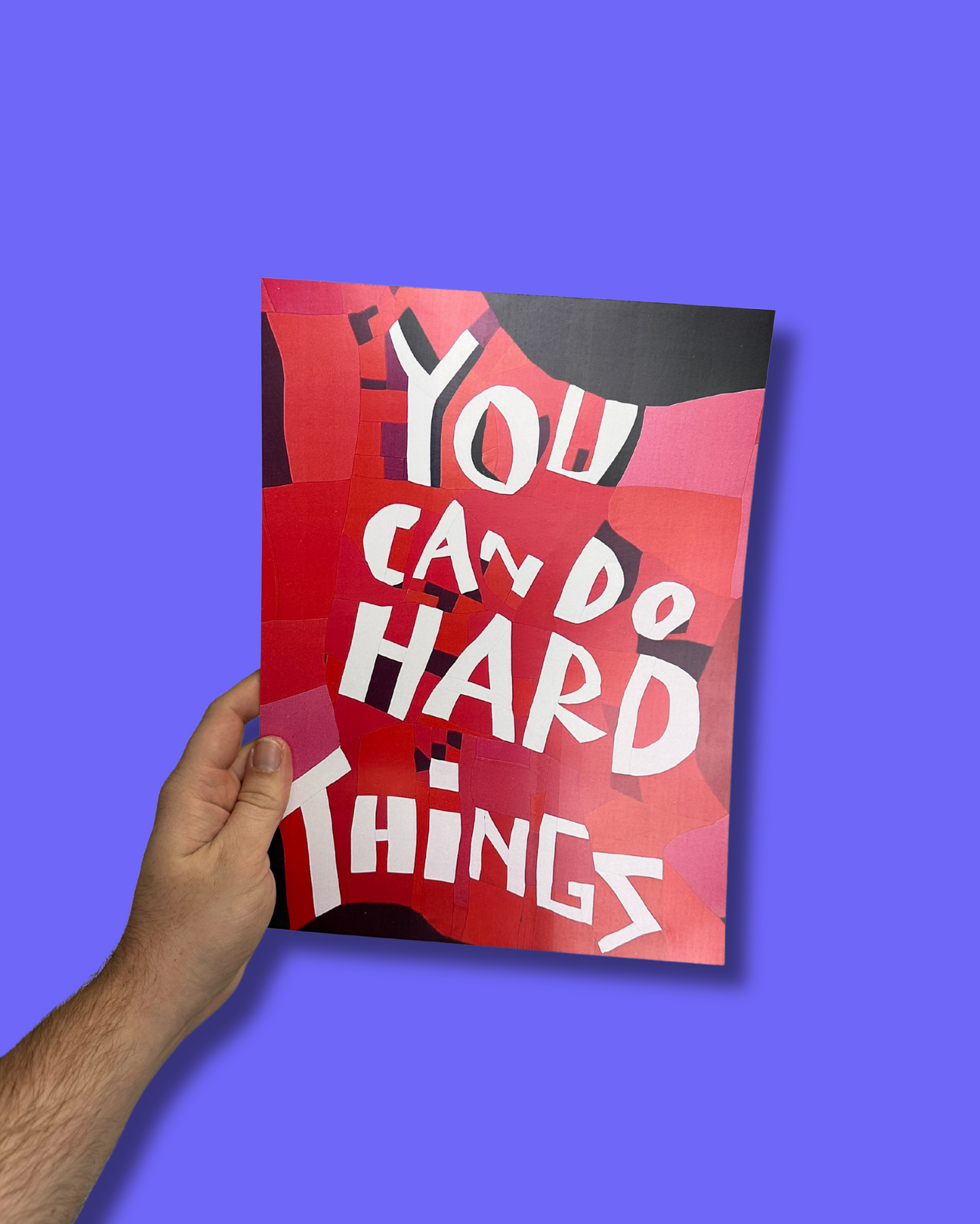 "You Can Do Hard Things" Art Print 9x12