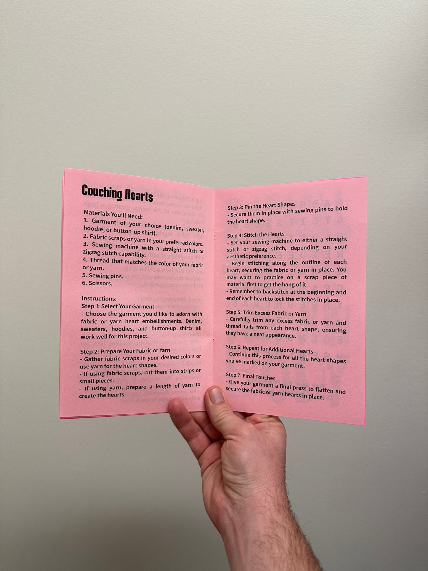 Blind Date with a Sewing Machine Zine